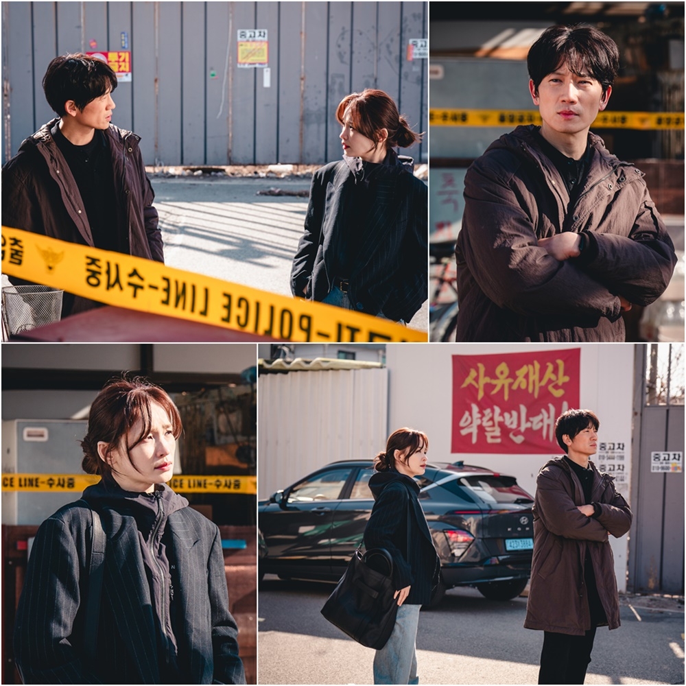 ‘커넥션’ 담담하게 정면 응시 지성 VS 예리하게 지성 주시 전미도, 난상 토론 발발 현장