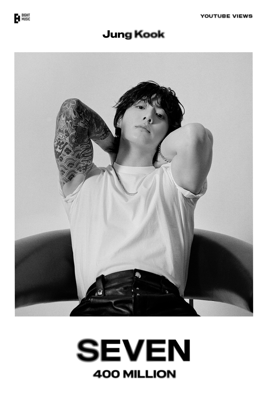 BTS 정국, 솔로 싱글 ‘Seven’ 뮤직비디오 4억 뷰 돌파…곡 발표 1주년 앞두고 유의미한 기록 더해