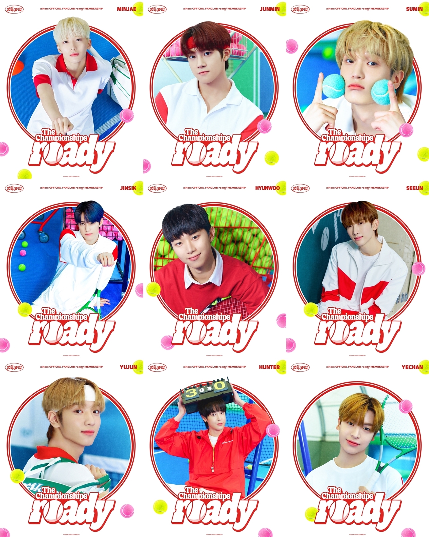 싸이커스, 테니스 선수로 완벽 변신…공식 팬클럽 키트 콘셉트 포토 공개