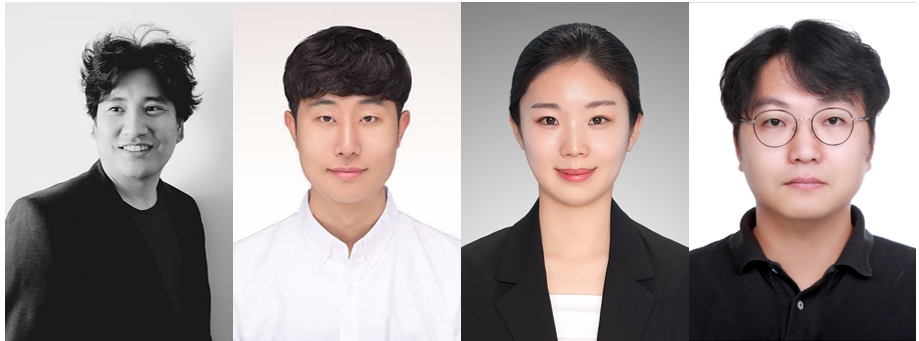 (왼쪽부터) KAIST 전기및전자공학부 최신현 교수, 배종민 석사과정, 한양대 권초아 박사후연구원, 김상태 교수