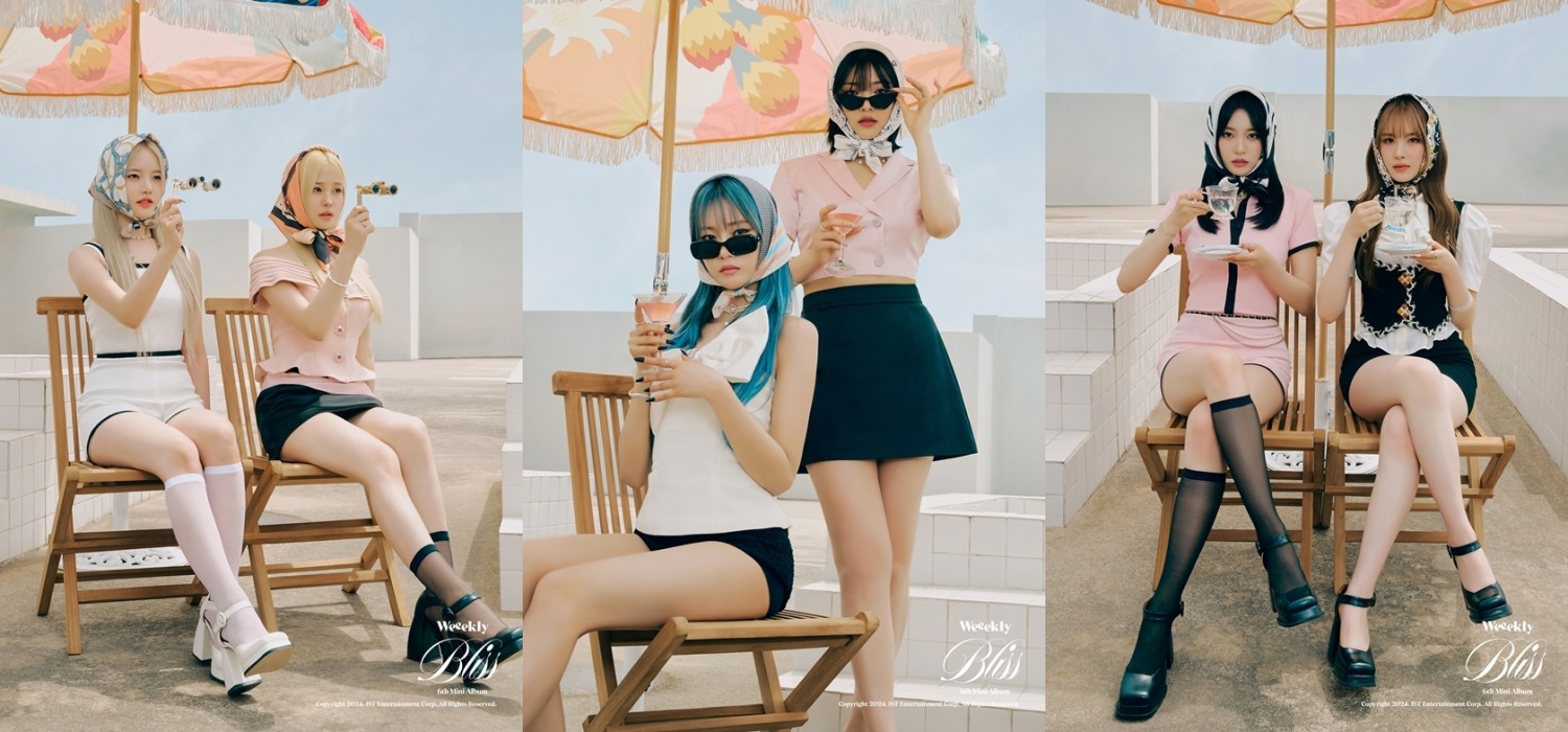 위클리, 미니 6집 개인·유닛 콘셉트 포토 공개…6인 6색 개성만점 '여름 청춘'