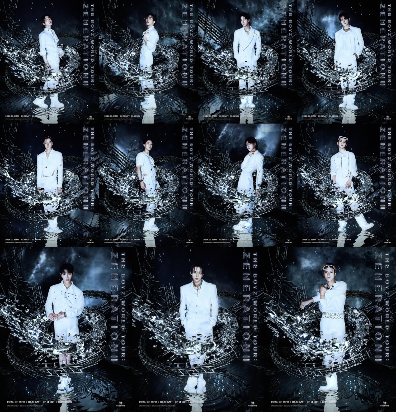 더보이즈, 월드투어 개인 포스터 속 강렬 카리스마 ‘기대감 UP’