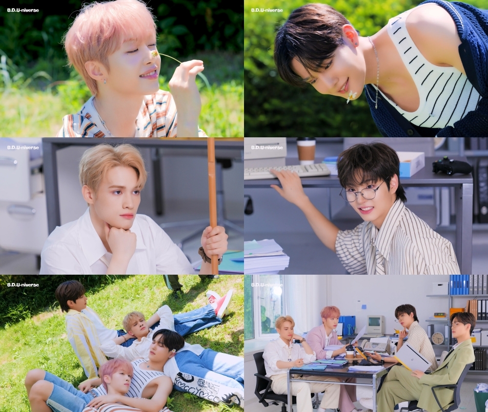 비디유, 데뷔 앨범 'Wishpool' 재킷 비하인드 공개…'청량 甲' 비주얼