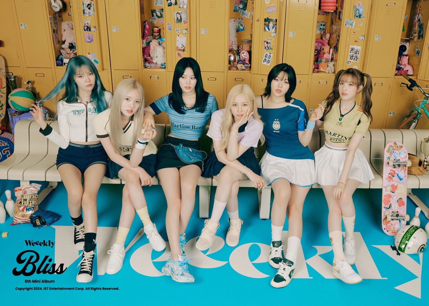 위클리, 신보 ‘ON’ 버전 컴백 포토 공개 완료…생기발랄 청춘 에너지