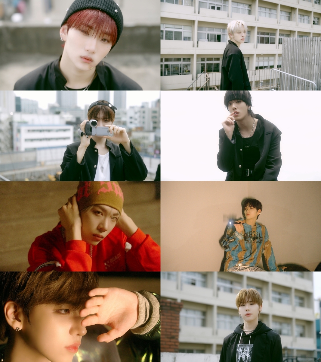 엔싸인, 리패키지 앨범 'Tiger' 콘셉트 필름 공개…강렬+힙한 스타일