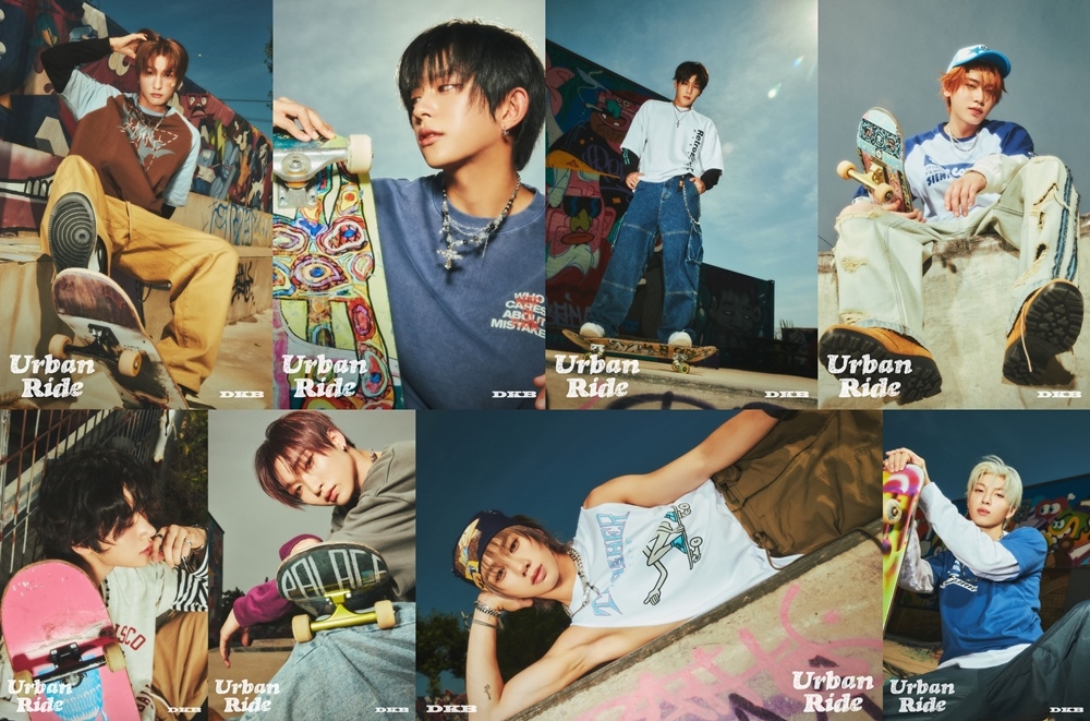 다크비, 미니 8집 콘셉트 포토 공개…‘파워풀+역동’ 스케이트보더 변신