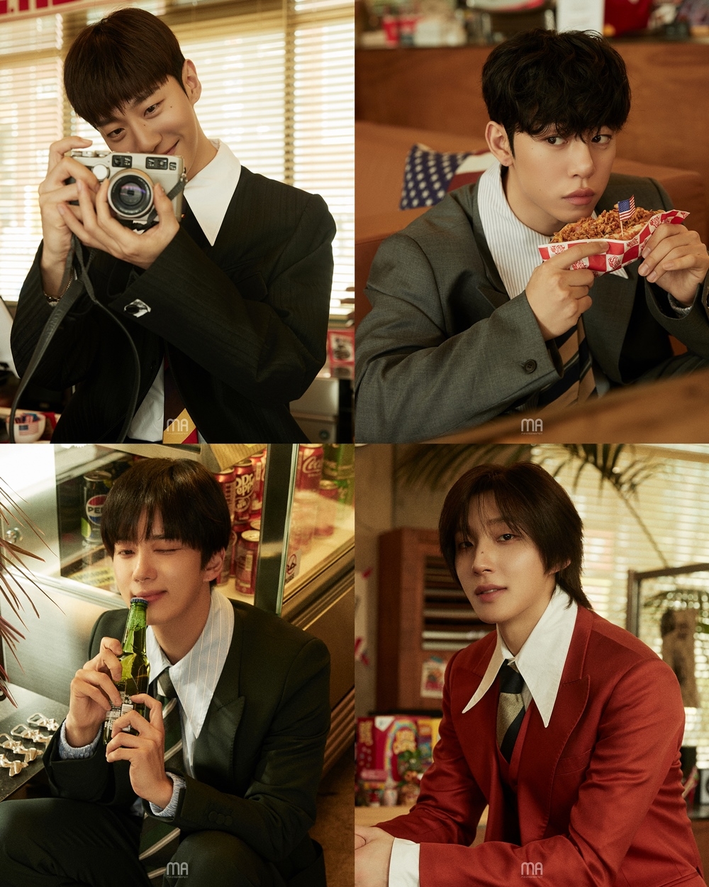 방용국&정대현&유영재&문종업, 첫 EP 콘셉트 포토 공개…빈티지 무드 완벽 소화