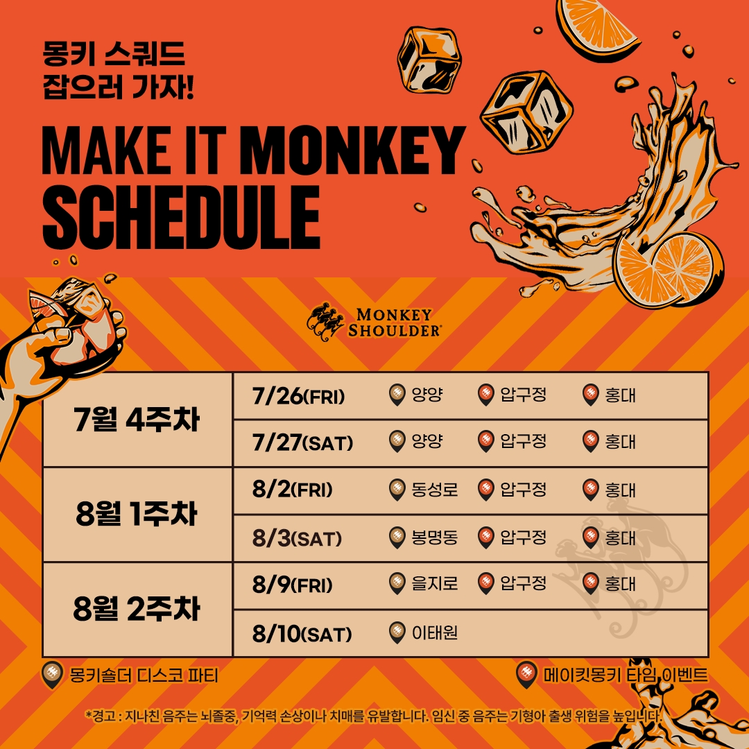 몽키숄더, 전국 핫플레이스에서 ‘메이크 잇 몽키(Make it Monkey)’ 캠페인 전개