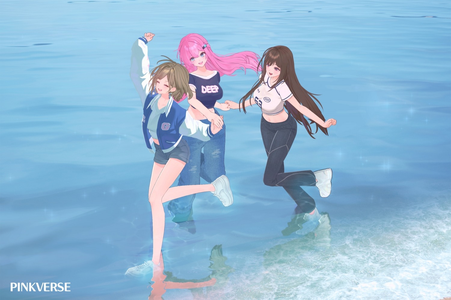 핑크버스, 리메이크곡 ‘냉면’ 콘셉트 포토 공개…무더위 잊게 만든 청량 비주얼