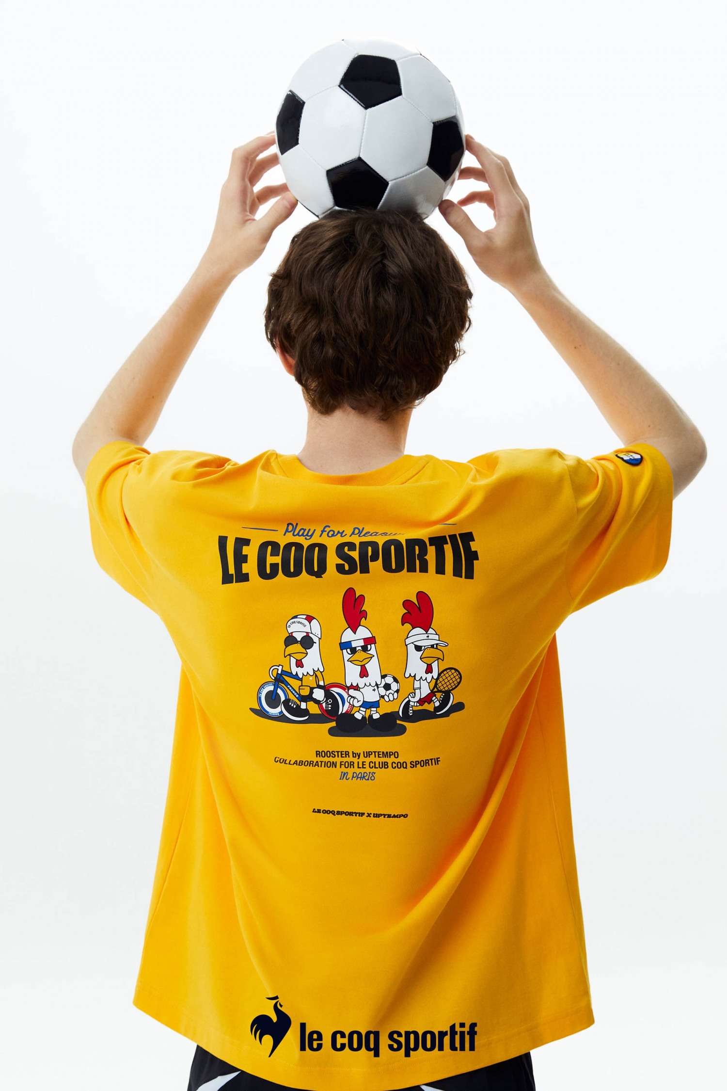 르꼬끄 스포르티브, 아트토이 작가 ‘업템포’와 협업 ‘캐릭터 티셔츠’ 3종 출시