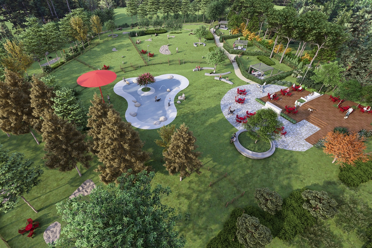 교원그룹 펫 프렌들리 호텔 키녹 펫 파크 조감도