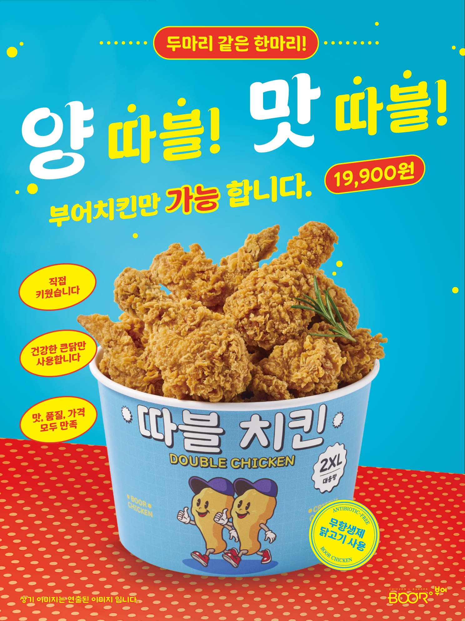 부어치킨, 신메뉴 출시 초읽기… 국내산 무항생제 치킨 ‘싱글치킨’ 및 ‘따블치킨’ 출시