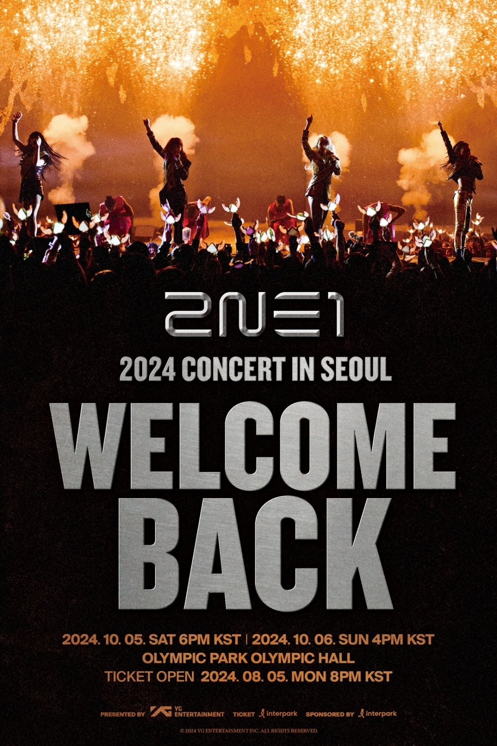 2NE1, 10월 데뷔 15주년 기념 단독 콘서트 개최…레전드 걸그룹의 화려한 귀환