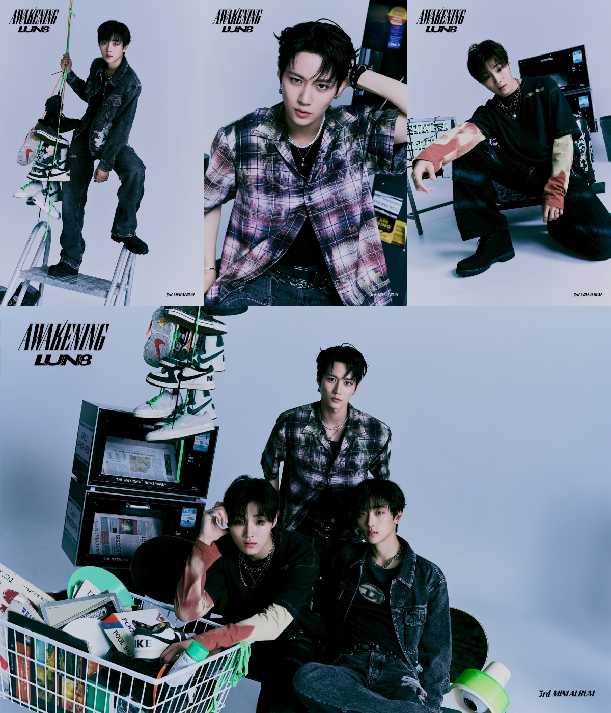 루네이트, 미니 3집 힙 콘셉트로 비주얼 방점 찍었다…완전체 포토 첫 공개