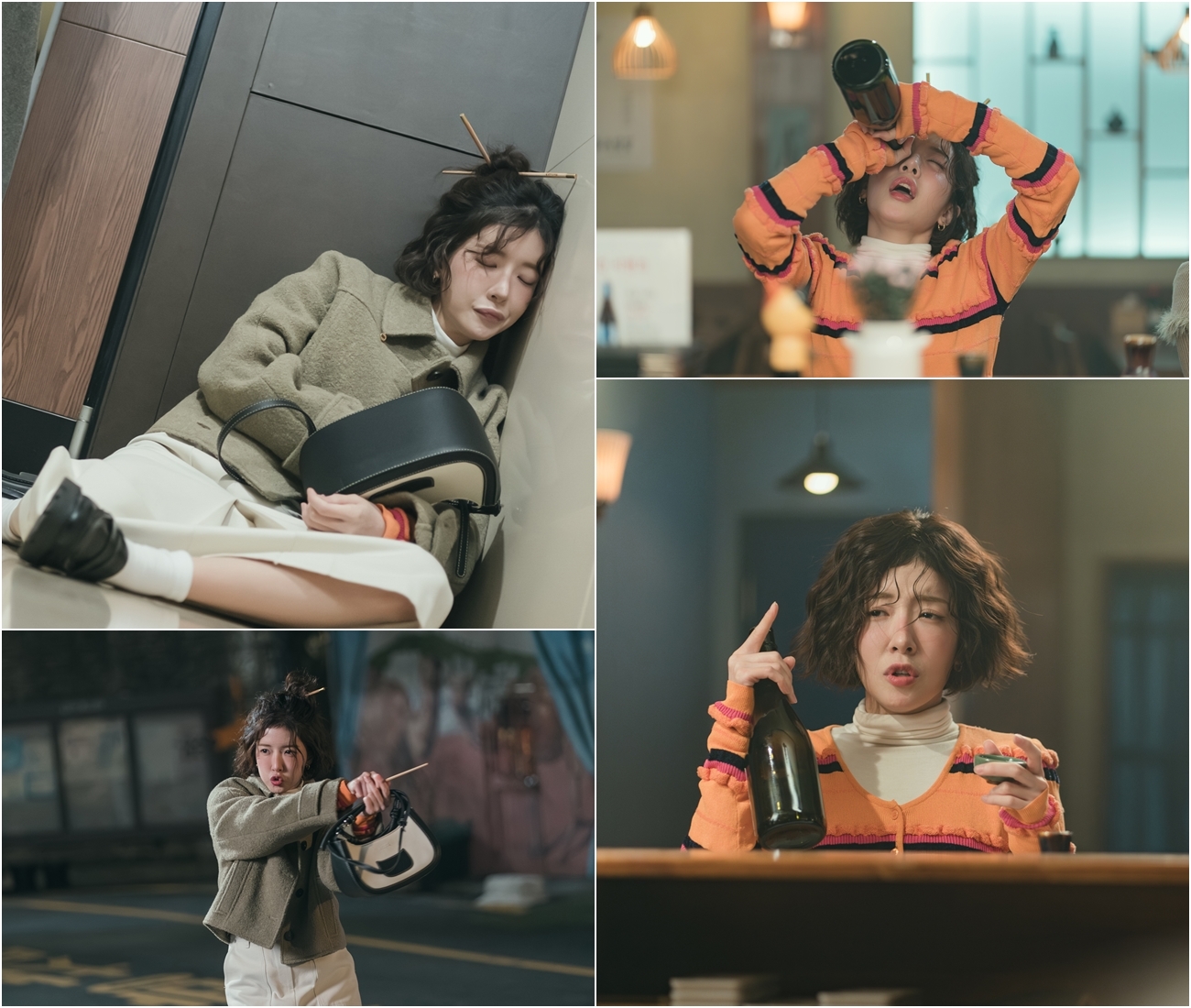 ‘DNA 러버’ 정인선, 온몸 던진 볼 빨간 만취녀 변신 포착