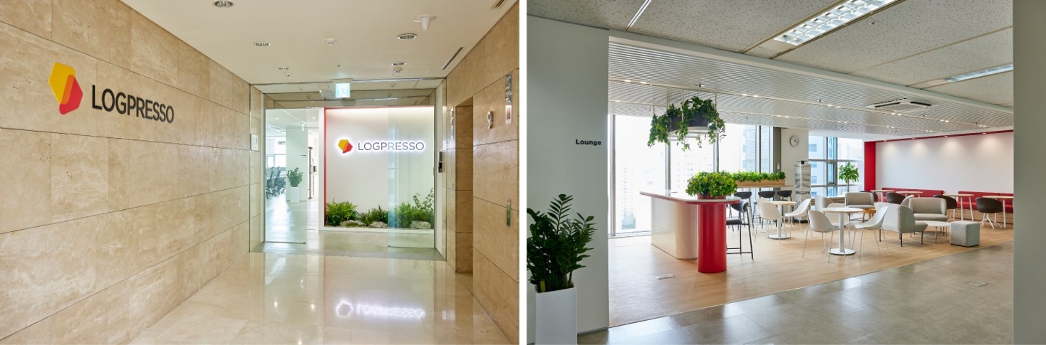 로그프레소 사무실 내외부 전경