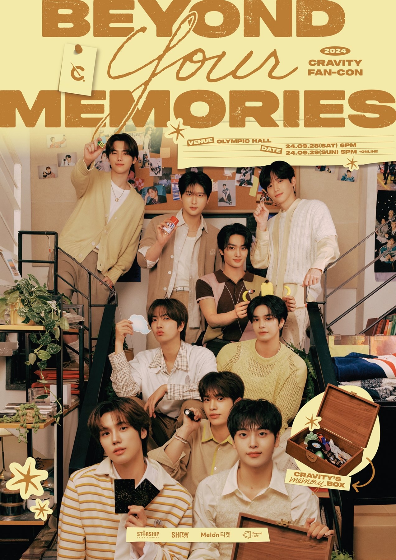 크래비티, 9월 팬콘 개최…팬들에게 추억 선사 예정