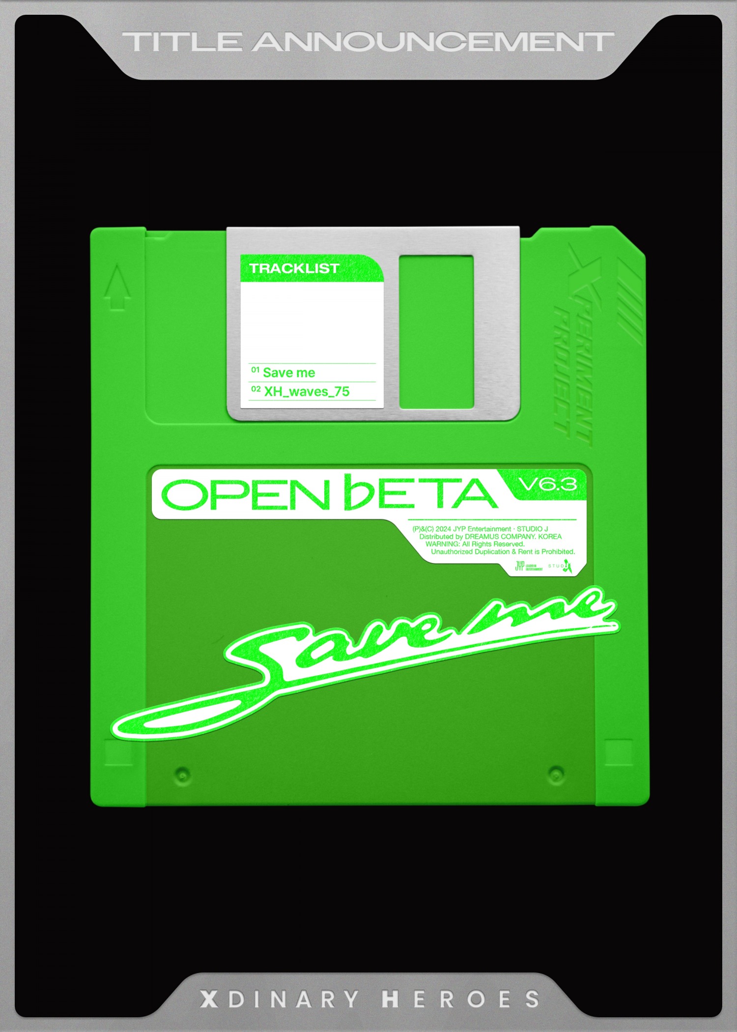 엑스디너리 히어로즈, 새 디지털 싱글 ‘오픈 베타 버전6.3’ 트랙리스트 공개…타이틀곡은 ‘세이브 미’