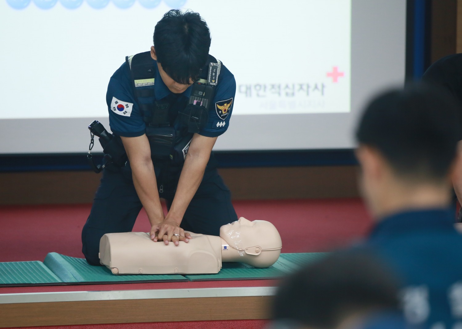 대한적십자사 서울지사, 서울경찰청 정례 응급처치 교육