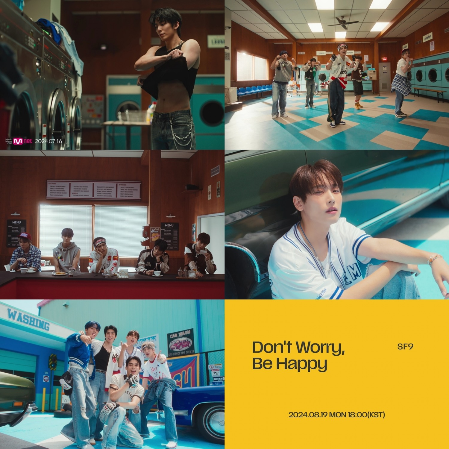 SF9, 19일 신곡 ‘Don’t Worry, Be Happy’로 컴백…뮤직비디오 티저 최초 공개