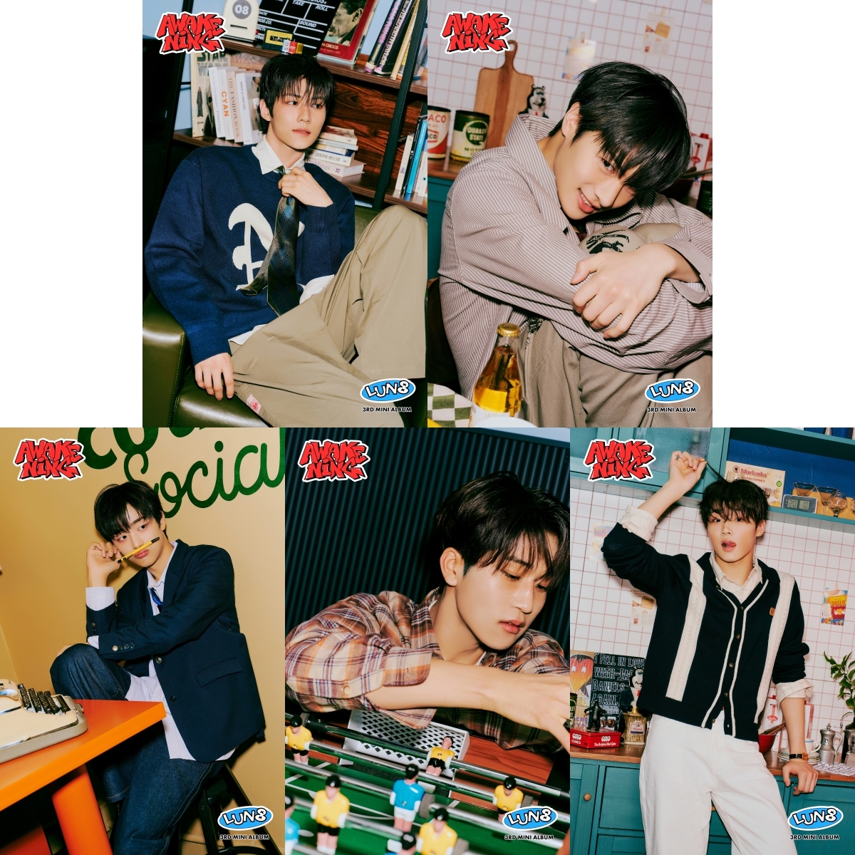 루네이트, 미니 3집 콘셉트 포토 추가 공개…청춘 영화 같은 너드美 폭발