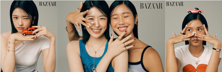 까르띠에, 아이브 안유진, 오마이걸 미미와 함께한 하퍼스 바자 트리니티 캠페인 공개