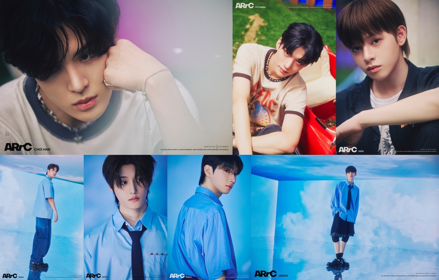 아크, 첫 EP 콘셉트 포토 공개…‘강렬한 눈빛’