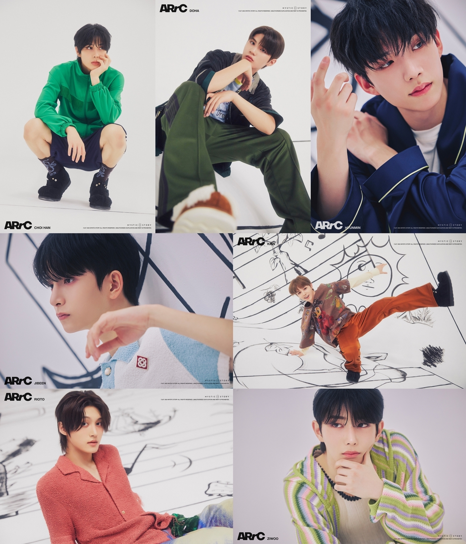 아크, 첫 EP 콘셉트 포토 공개…‘강렬한 눈빛’