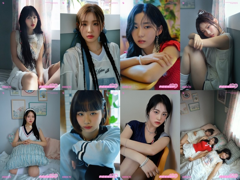 미미로즈, 새 싱글 ‘REEBON’ 콘셉트 포토 공개…새 멤버 안나∙x예린 합류로 비주얼 포텐