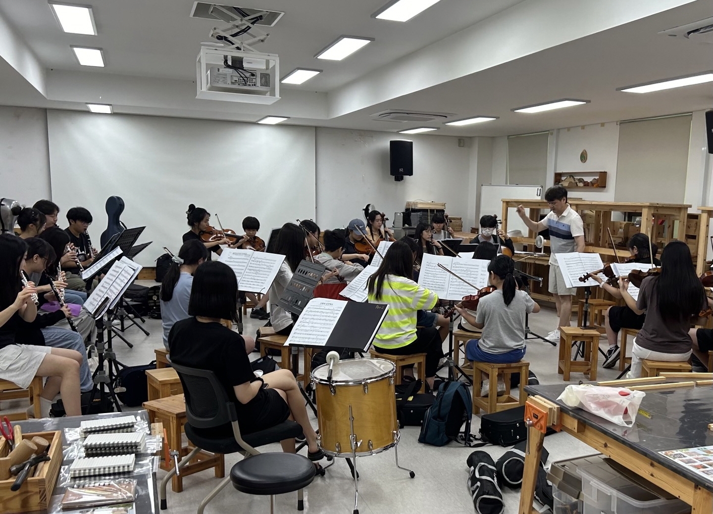 의왕시청소년수련관, 꿈누리청소년오케스트라 역량 강화 캠프 운영