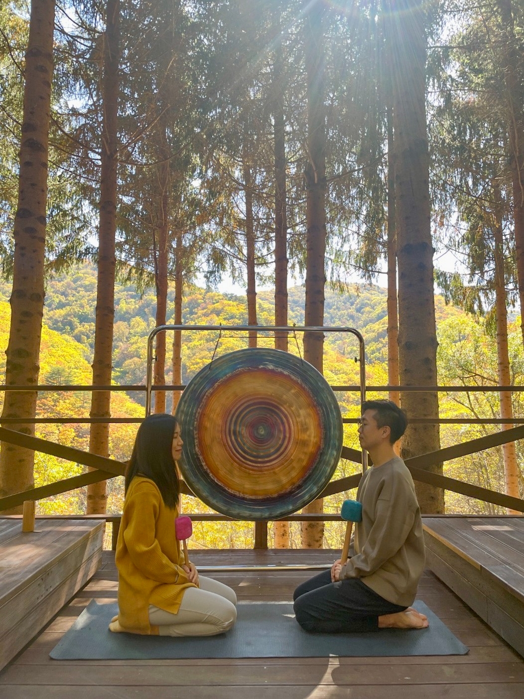 홍천 선마을, ‘KSA 사운드배스 요가 명상’ 클래스 개최. ‘지친 마음을 치유하는 소리의 울림’