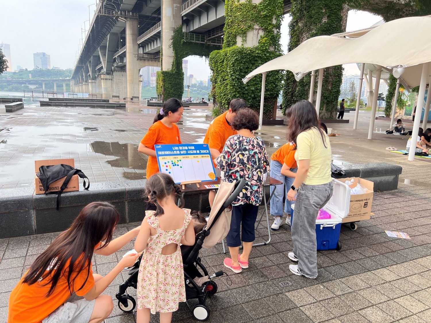 bhc 그룹 대학생 봉사단, 피서지 환경보호 캠페인 전개