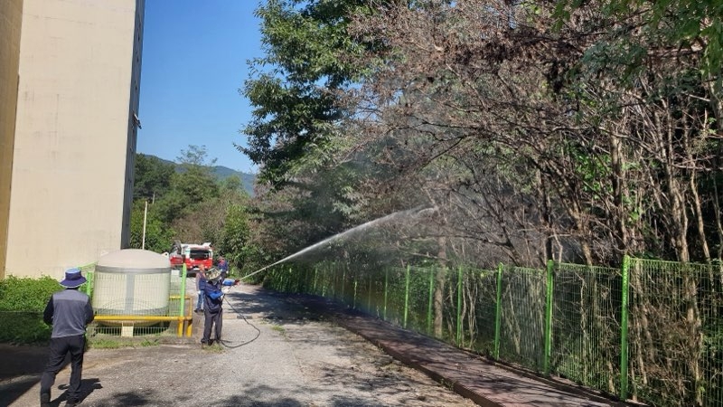 용인특례시, 시민의 쾌적한 생활 위해 산림병해충 집중 방제 실시