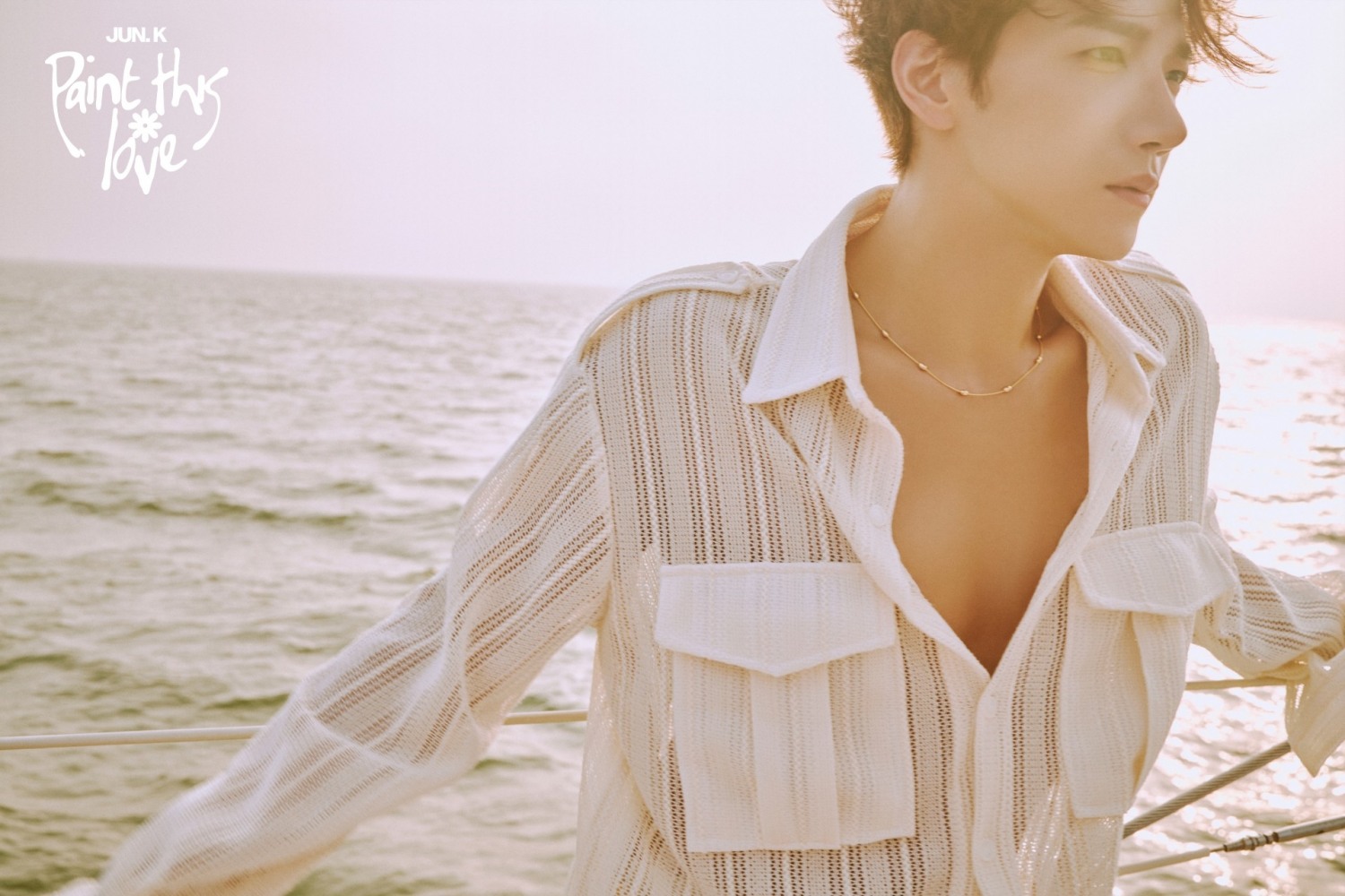 JUN. K, 새 디지털 싱글 'Paint this love' 콘셉트 티저 공개…드넓은 바다 위 감성적 매력
