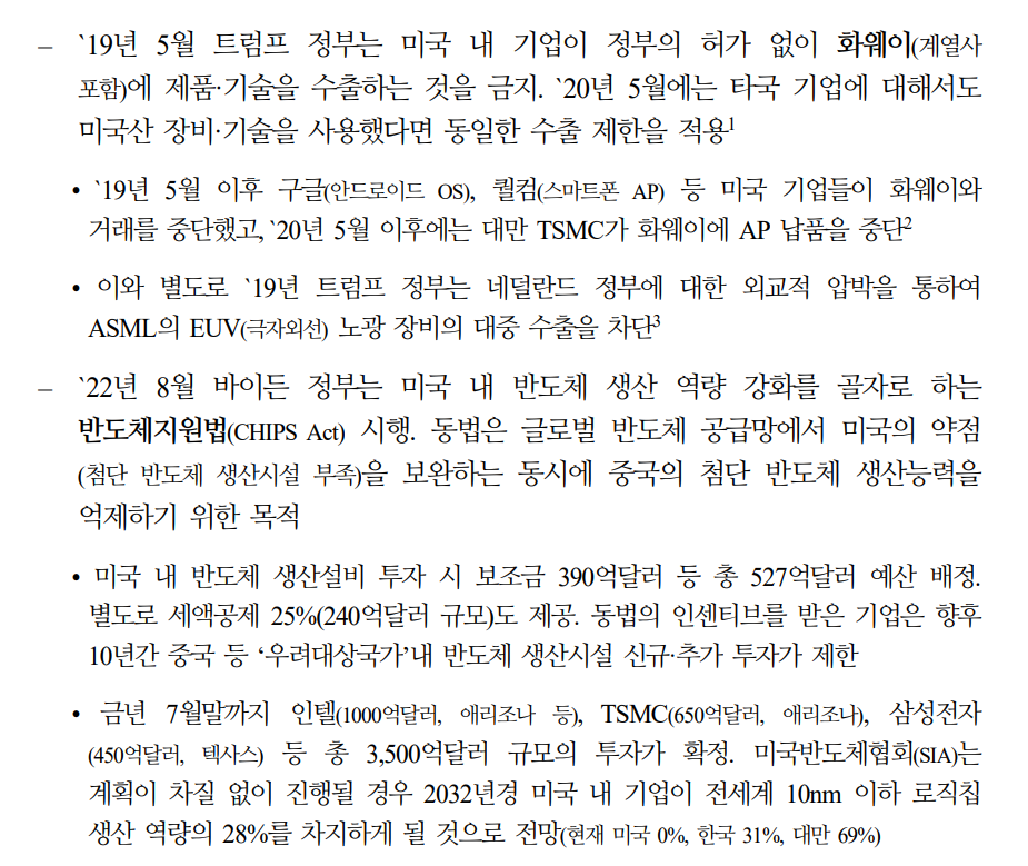 (장태민 칼럼) 양호한 반도체 수출경기 이면에 도사리는 위험