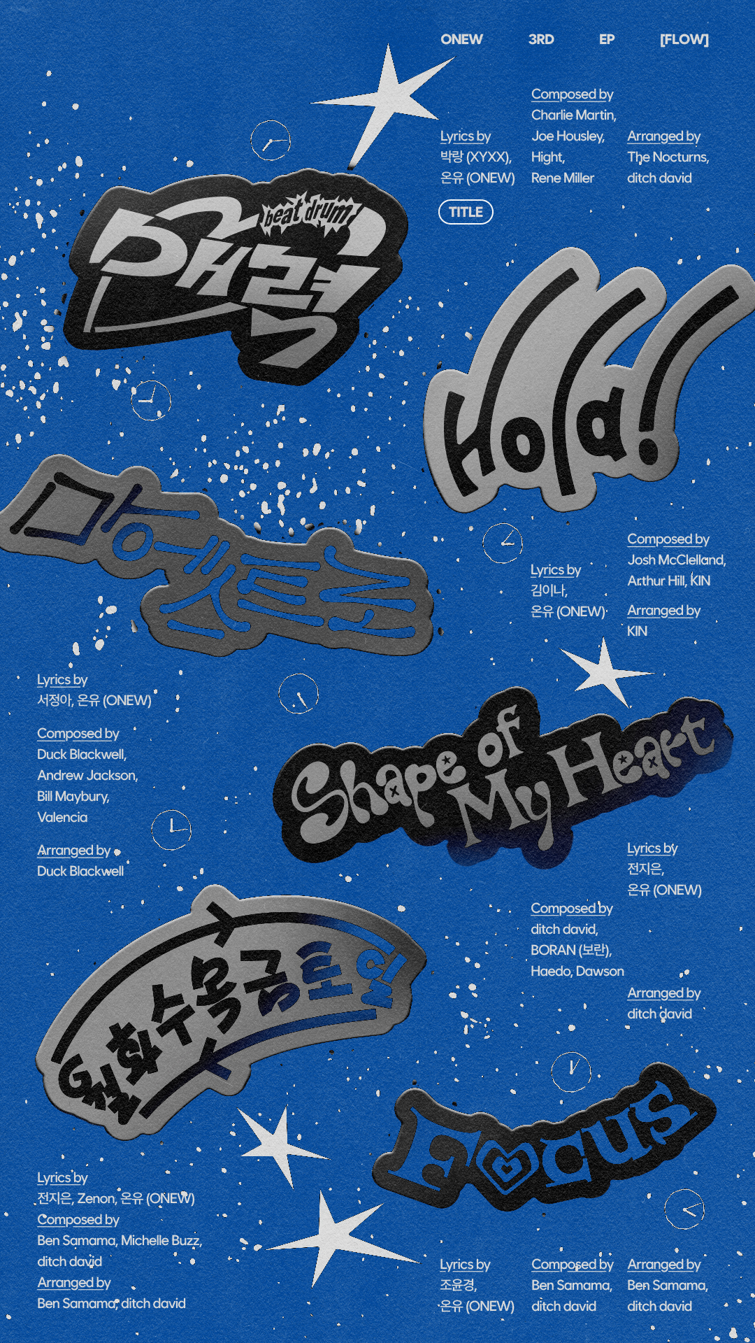 온유, 미니 3집 ‘FLOW’ 트랙리스트 공개…전곡 작사 참여