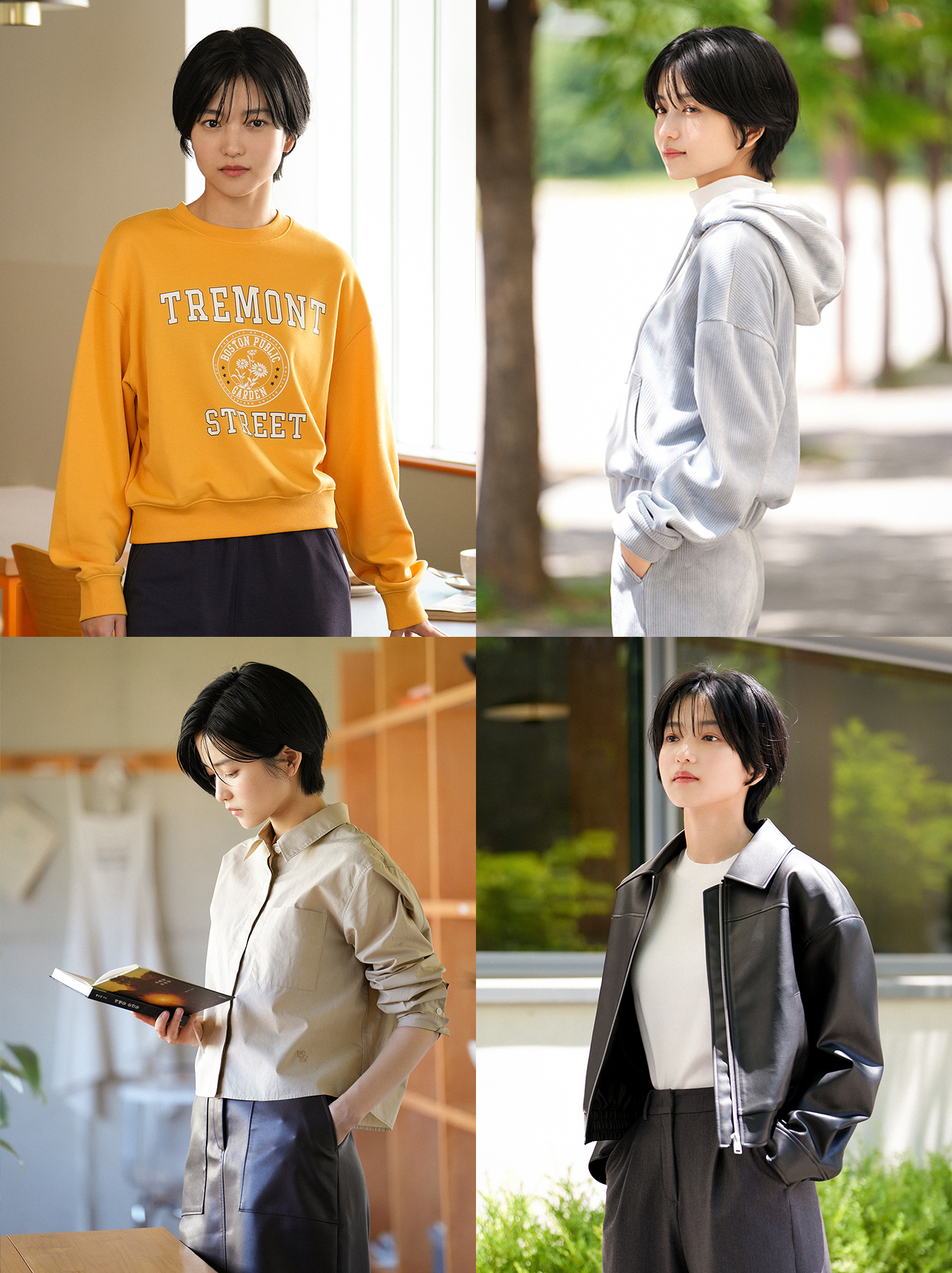 김태리, 광고 현장 비하인드 스틸 공개…스타일링에 따른 다채로운 매력