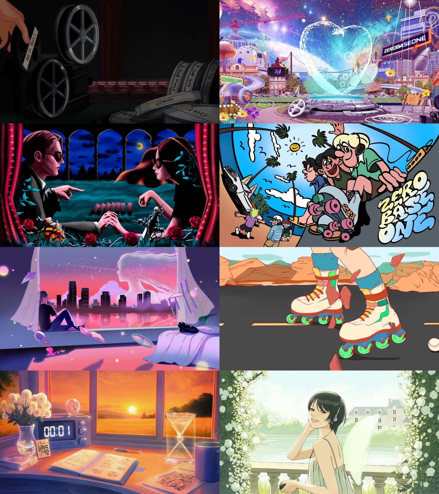 제로베이스원, 미니 4집 오피셜 오디오 7종 공개…'음악의 시각화' 구현