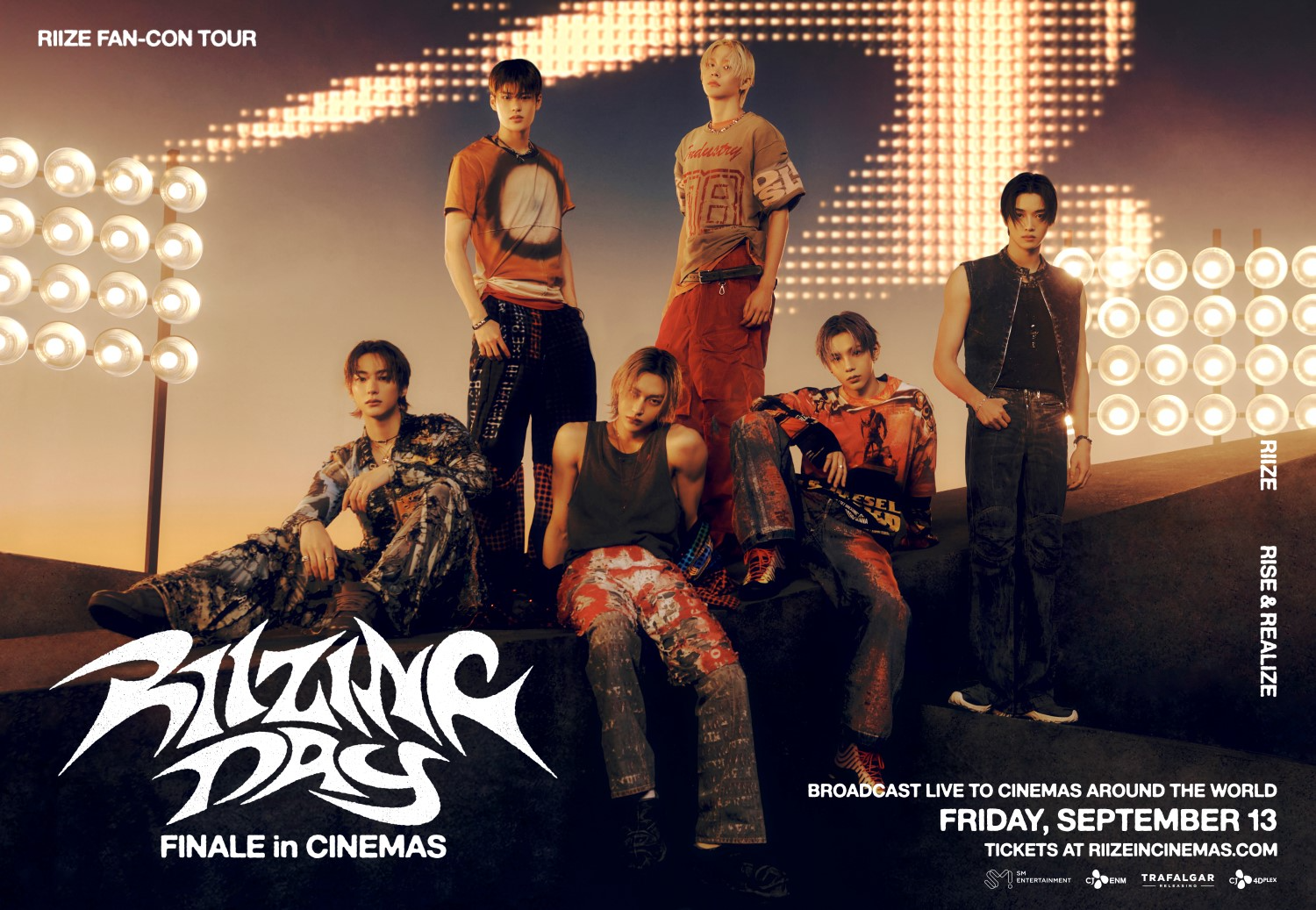 메가박스, 내달 13일 라이즈 팬콘 생중계…‘대형 스크린+풍부한 음향 시스템’ 생생한 현장감