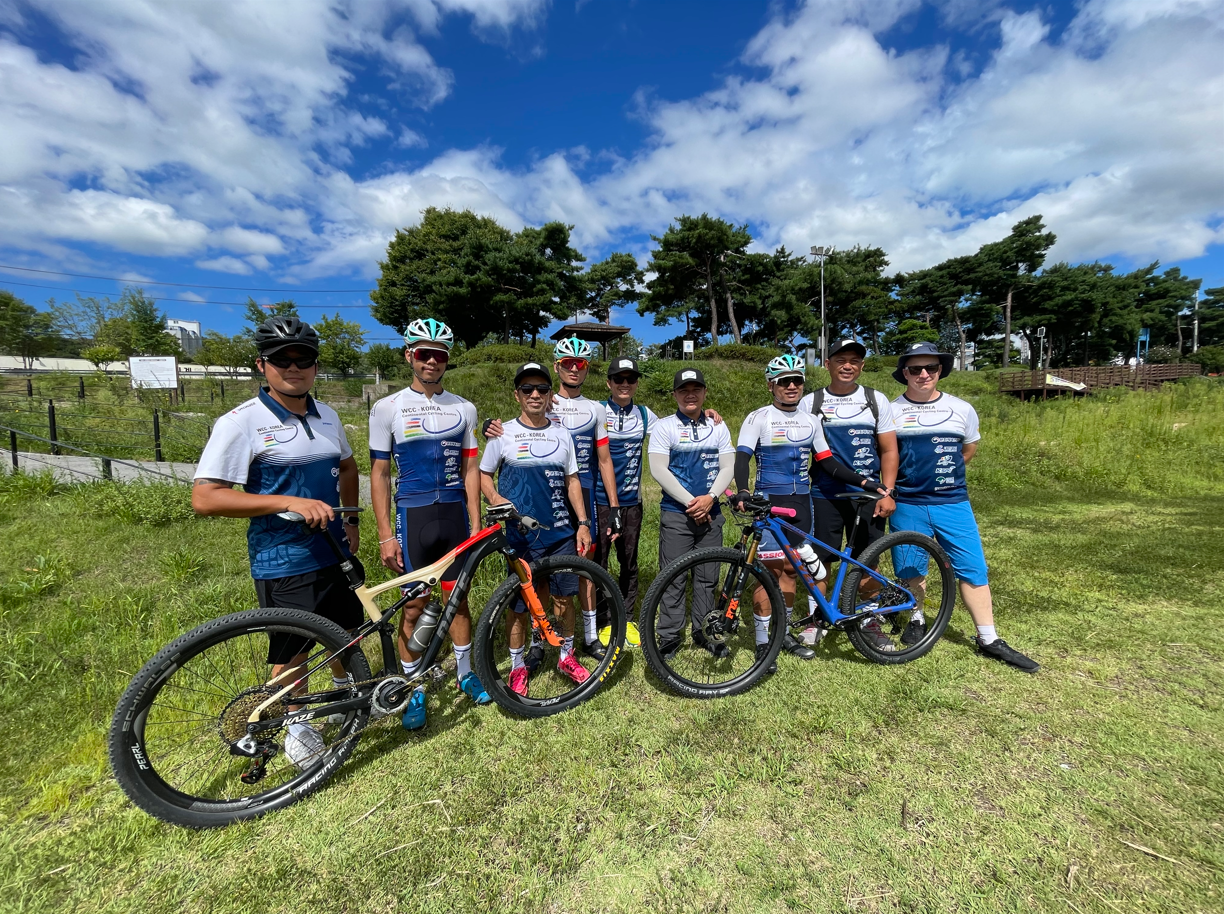 국제 산악 자전거(MTB) 선수들 WCC-KOREA 훈련 프로그램 참가하기 위해 한국 찾아