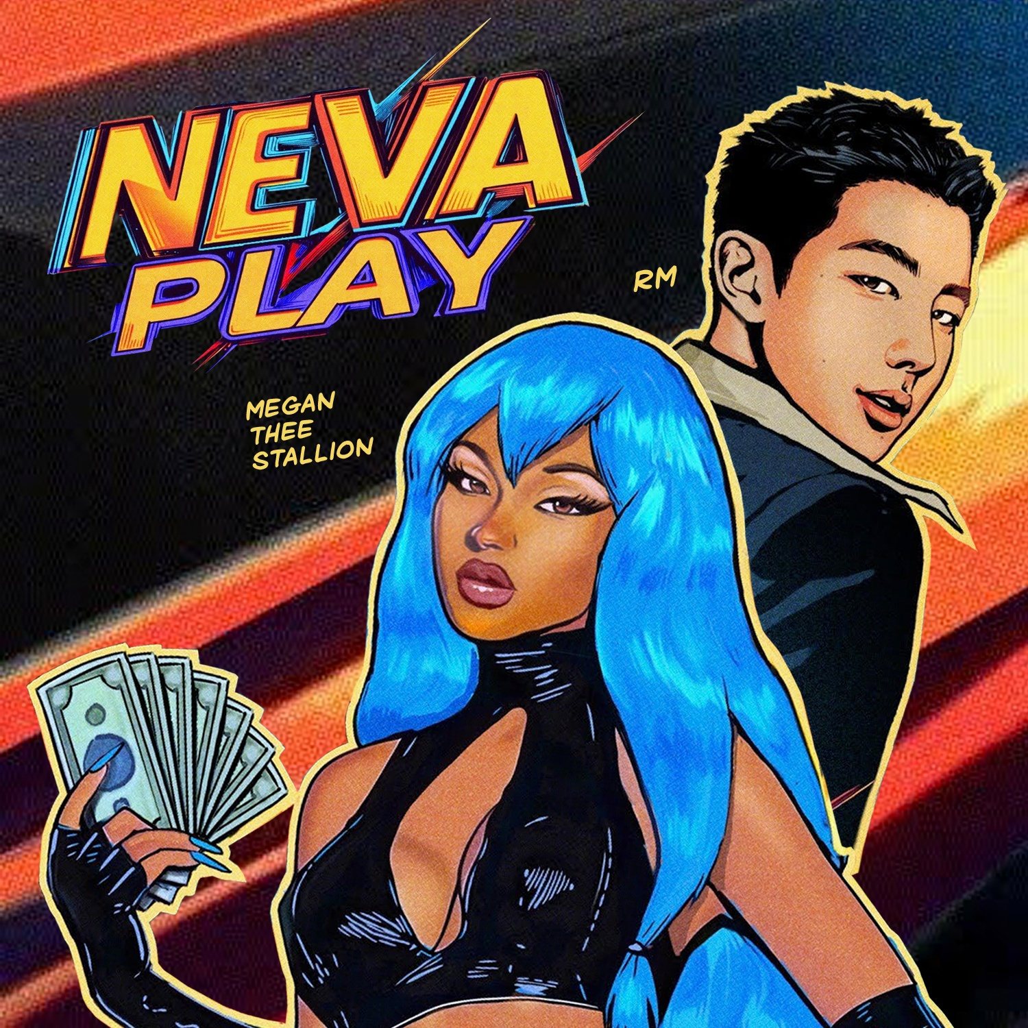 방탄소년단 RM, 美 래퍼 메건 더 스탤리언 만났다…6일 신곡 ‘Neva Play (feat. RM)’ 발표