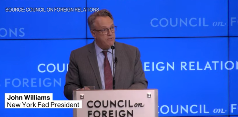 (상보) 연준 윌리엄스 “인플레 둔화·노동시장 냉각에 진전...금리인하 적절”