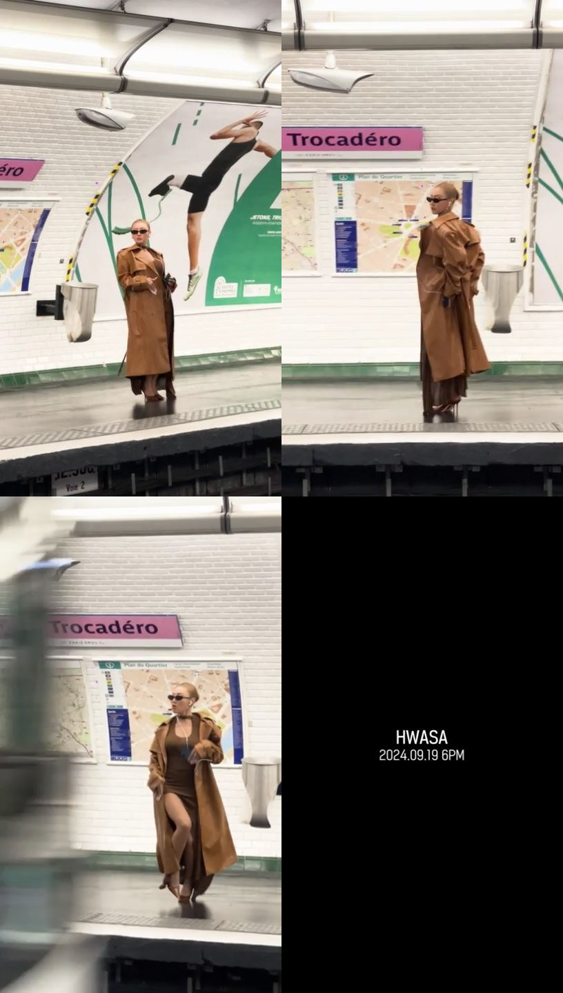 화사, 미니 2집 ‘O’ 트레일러 영상 공개…트렌치코트+누드립 조화로 비주얼 변신 예고