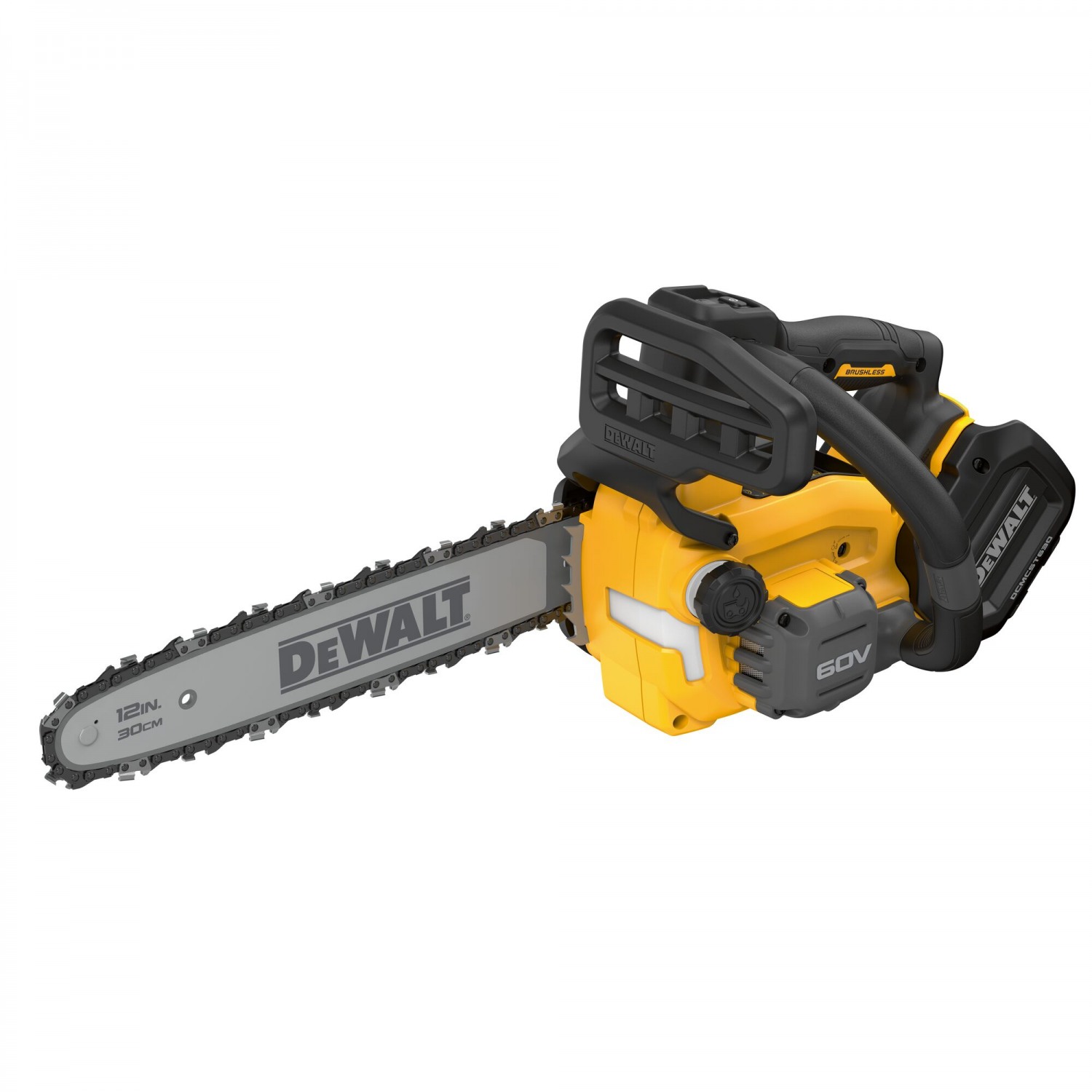 ‘60V MAX 플렉스볼트 브러쉬리스 탑핸들 체인톱(DCMCST630)’