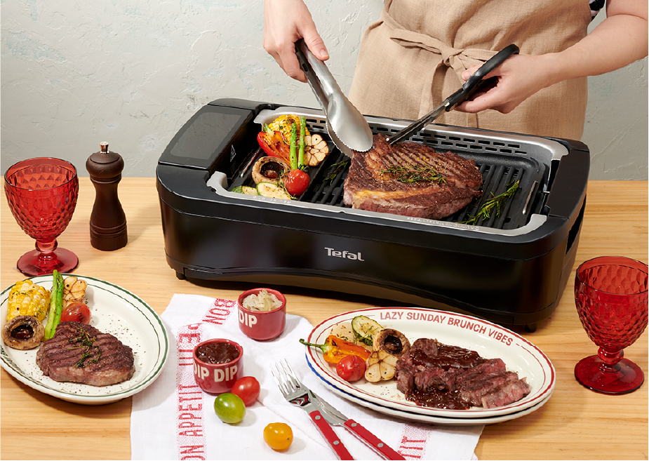 ▲ 테팔 스모크리스 그릴 비비큐 (사진 제공=테팔)