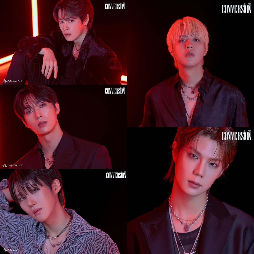 어센트, 신보 'Conversion Part.1' 나이트 버전 콘셉트 포토 공개…퇴폐미 넘치는 아우라