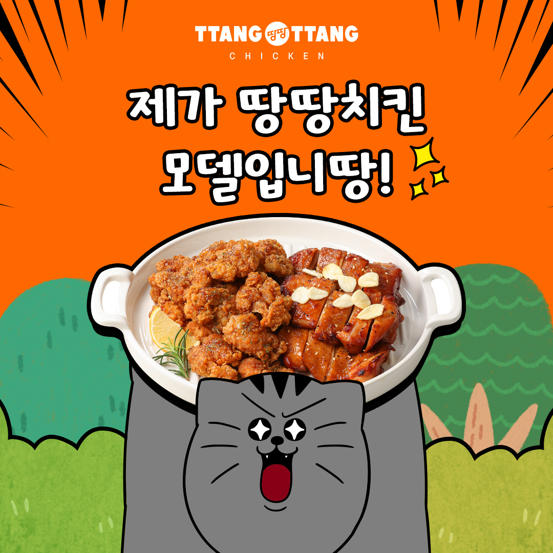 땅땅치킨, 짐승친구들 땅땅이와 콜라보