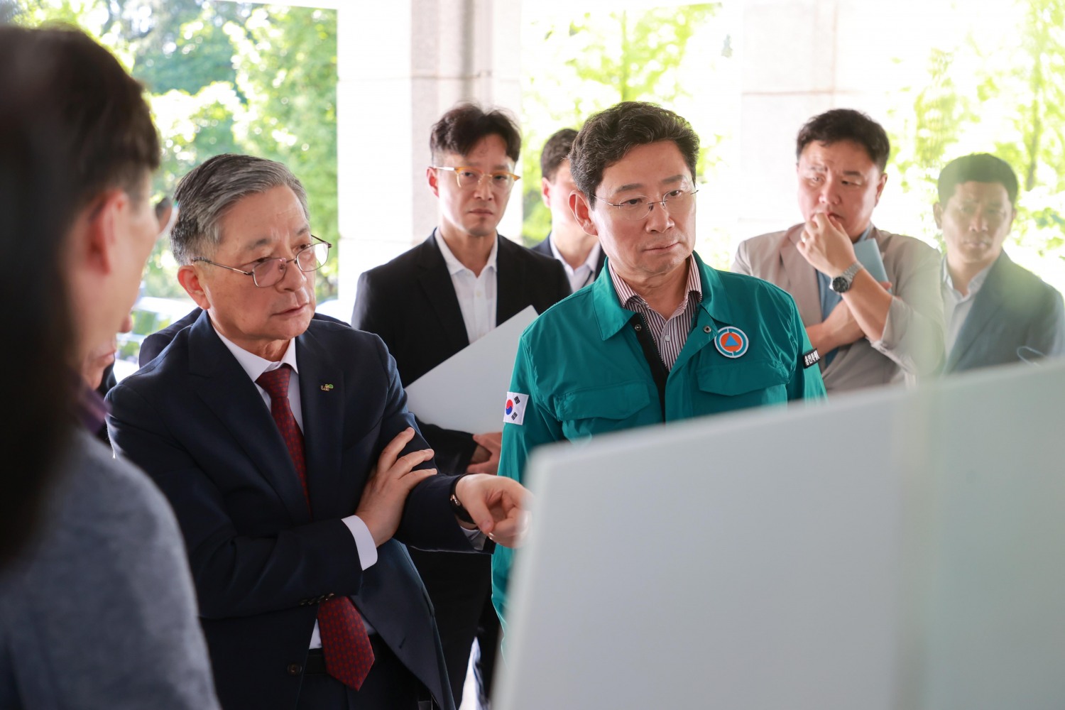 이상일 용인특례시장, LH 이한준 사장과 언남지구 사업 대상지 옛 경찰대 부지 점검
