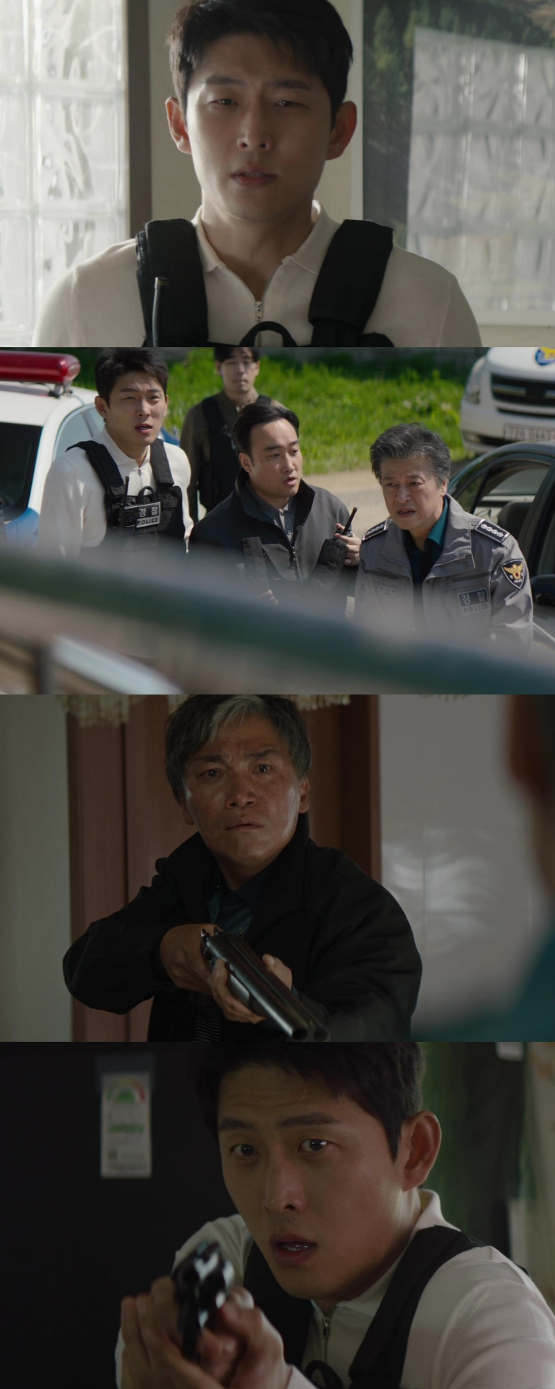 ‘백설공주에게 죽음을-Black Out’ 고준, 총기 소지자 조재윤 진압 작전 개시