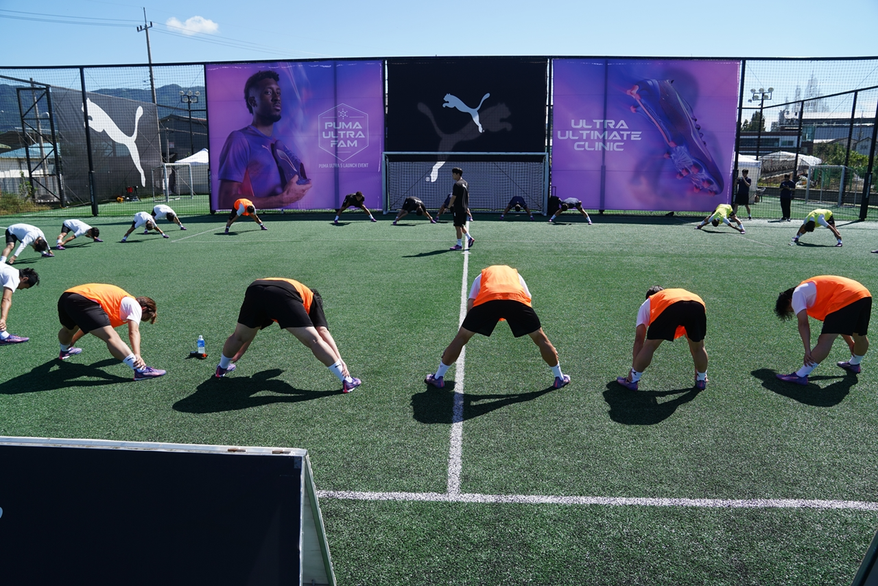 푸마, ‘울트라5’ 체험단 ‘푸마 울트라 팸’ 초청 프로선수들과 함께 하는 축구 클리닉 성료